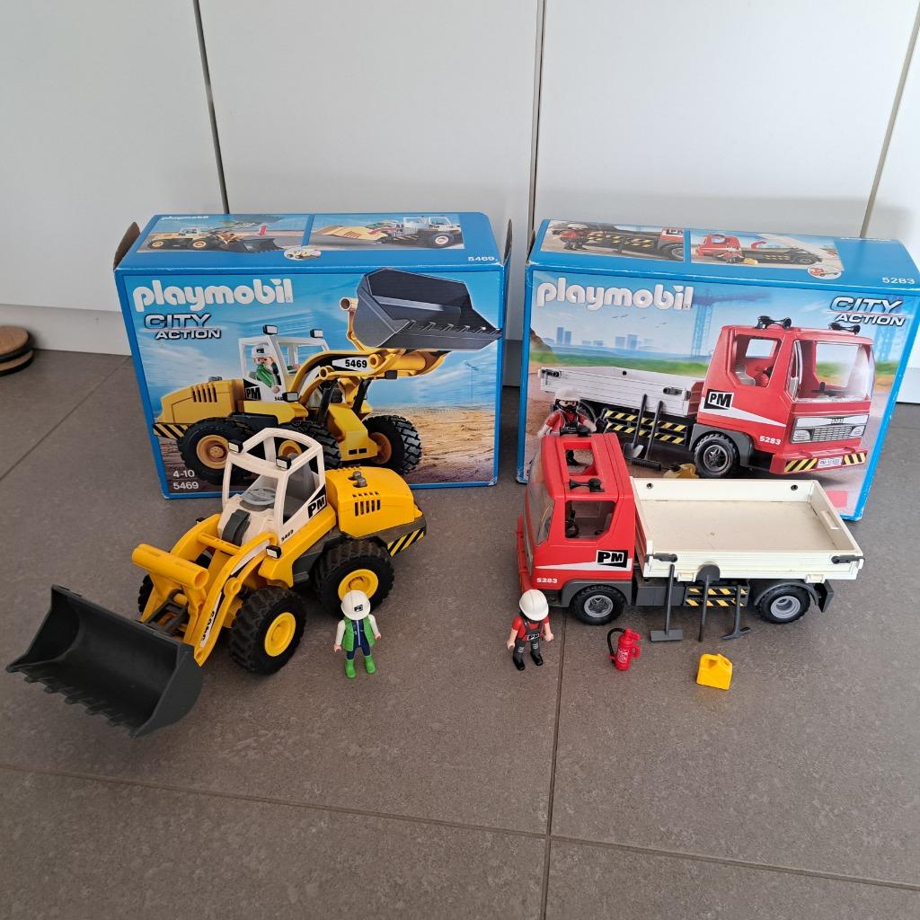 Playmobil City - lot constructie (2 sets), Kinderen en Baby's, Speelgoed | Playmobil, Ophalen, Gebruikt