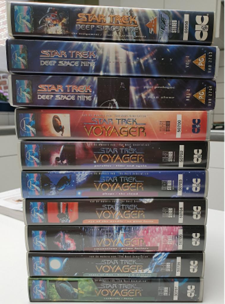 VHS Vintage Star Trek Voyager Deep Space 9, Ophalen, Zo goed als nieuw, Tv