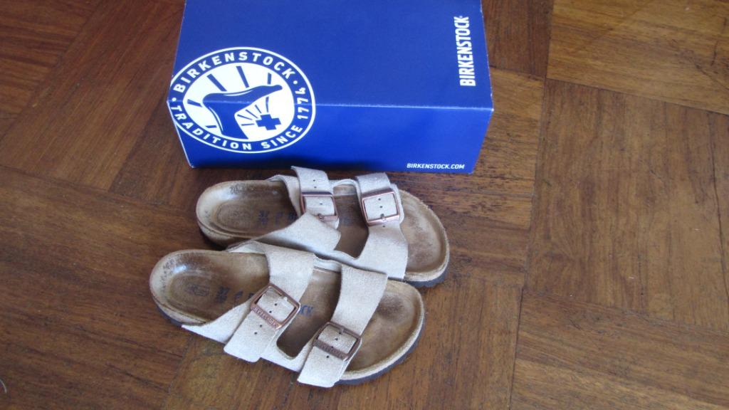 birkenstock arizona 37 breed voetbed, Slippers, Overige kleuren, Ophalen of Verzenden, Gedragen