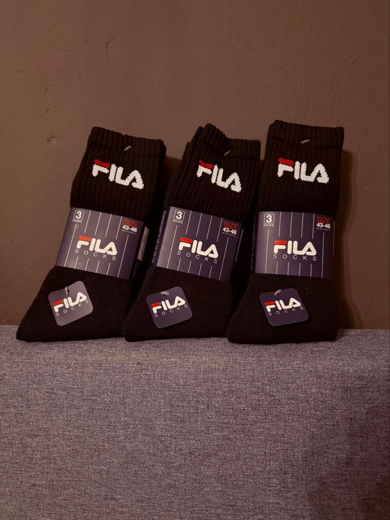 FILA par lot de 3 paires de chaussettes (neuf) !, Vêtements | Hommes, Chaussettes & Bas, Enlèvement ou Envoi, Neuf, Taille 43 à 46