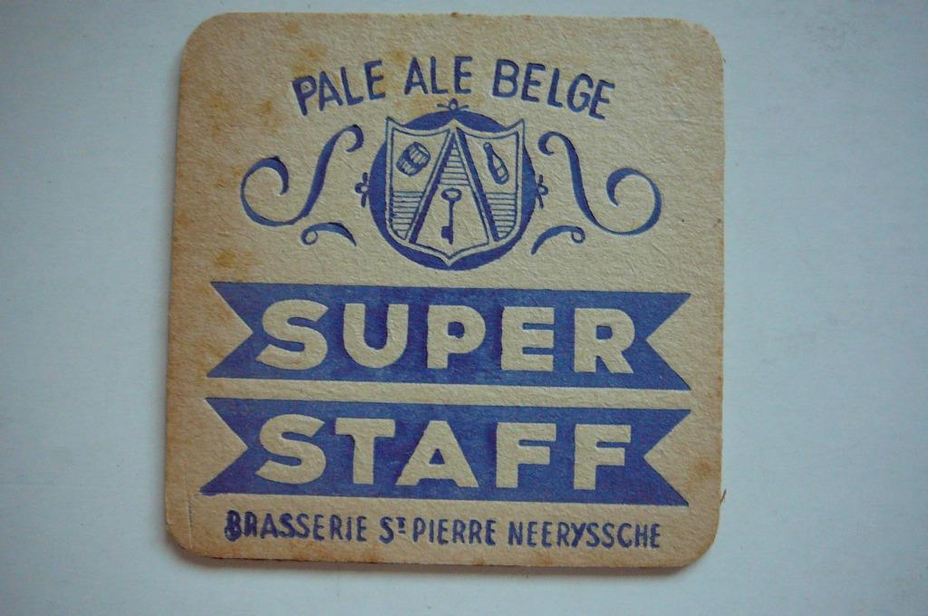 Super Staff Pale Ale Belge Brasserie St Pierre Neeryssche, Ophalen of Verzenden, Nieuw, Viltje(s), Overige merken