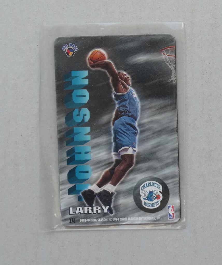 1994 NBA Basketball Pro Aimants/C. Martin-Larry Johnson #14, Envoi, Comme neuf, Autres types