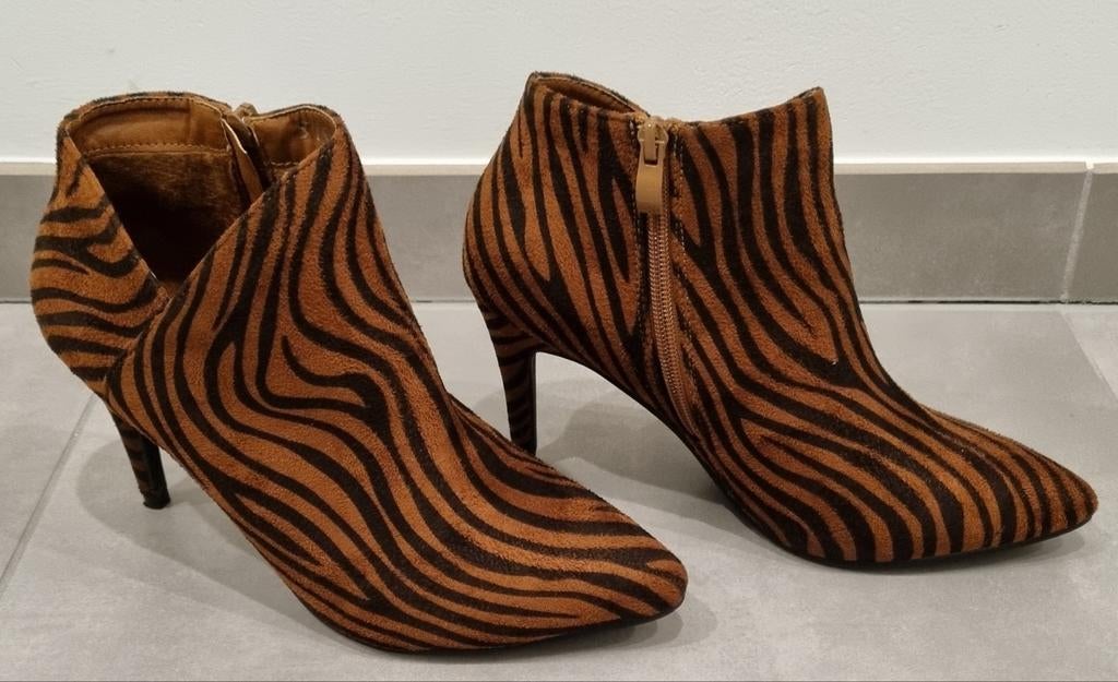 Bottines à motif tigre, Stephan, taille 39, Enlèvement ou Envoi