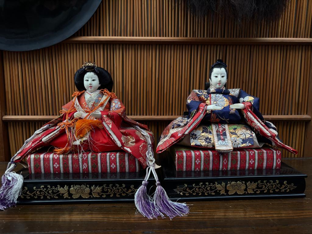 Poupées hina matsuri periode meiji, Ophalen