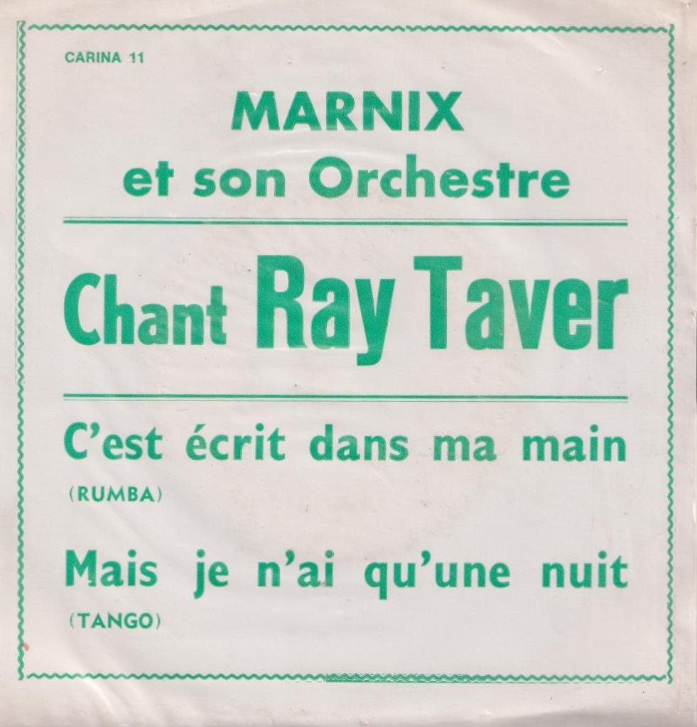 Marnix – C’est écrit dans ma main – Single, Cd's en Dvd's, Vinyl Singles, Ophalen of Verzenden, Gebruikt, Wereldmuziek
