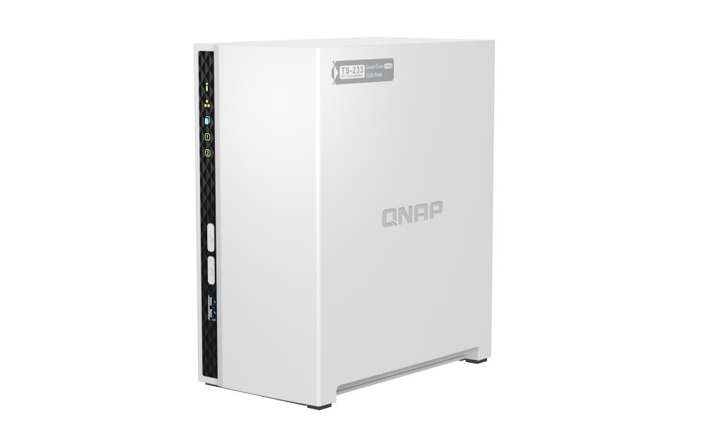 Recente Moderne en Vrijwel nieuwe QNAP TS-233, Computers en Software, NAS, Zo goed als nieuw, Ophalen of Verzenden