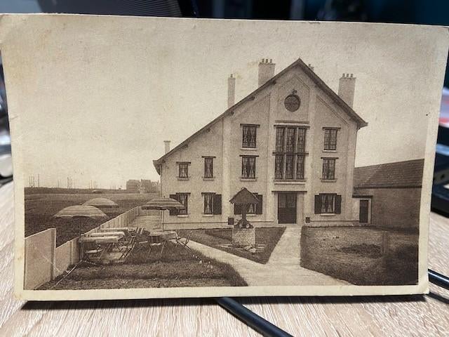 postkaart Heyst aan zee heyst sur mer rustoord NMVB 1937, Ophalen of Verzenden