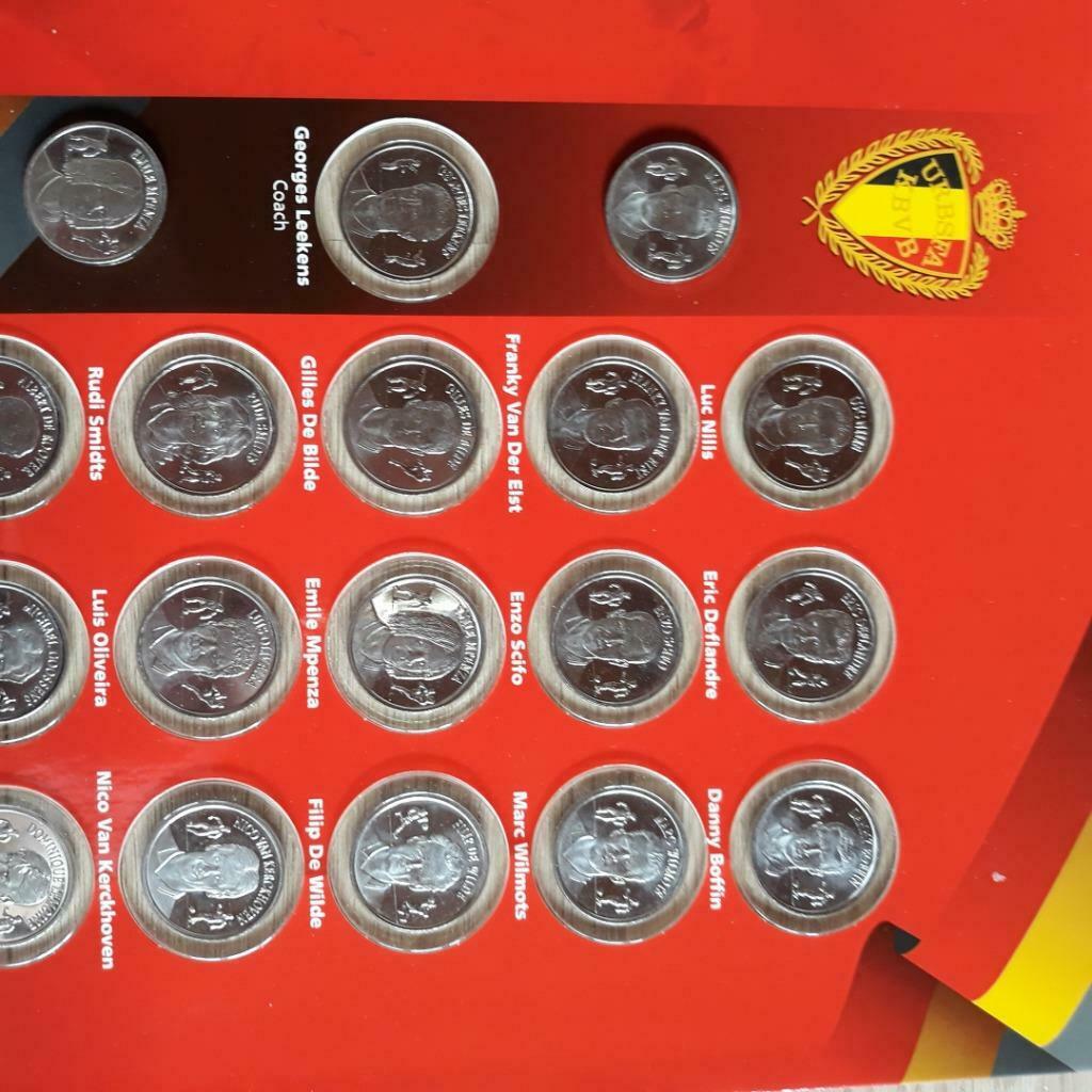 EURO 2000 URBSFA/KBVB MÉDAILLE COLLECTION, Verzamelen, Ophalen of Verzenden, Zo goed als nieuw, Poster, Plaatje of Sticker