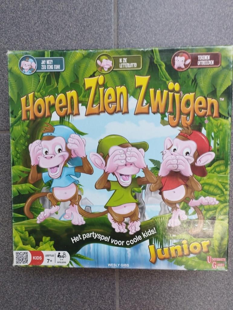 Spel horen zien zwijgen, Ophalen of Verzenden, Gebruikt