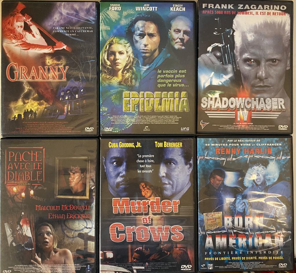 Lot De 6 Films D'horreur, CD & DVD, Enlèvement ou Envoi