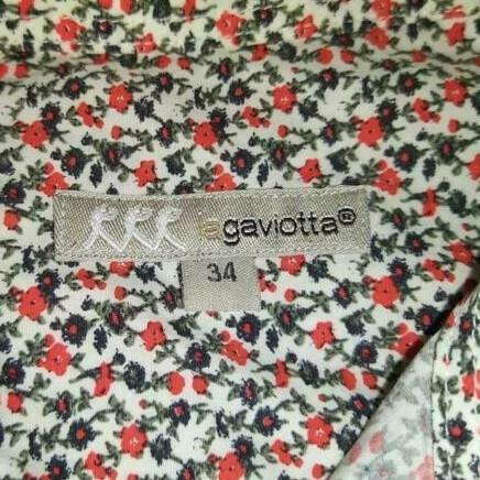 Hemd" la gaviotta "rood met zwart, maat 34 nieuwstaat, Ophalen of Verzenden, Maat 34 (XS) of kleiner, Rood
