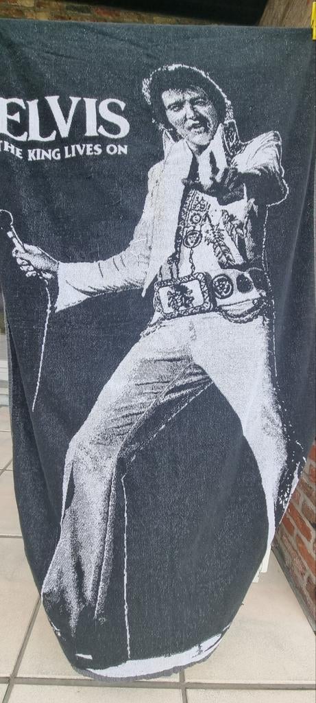 Elvis Presley vintage handdoek 150 cm x 90 cm, Verzamelen, Ophalen, Zo goed als nieuw