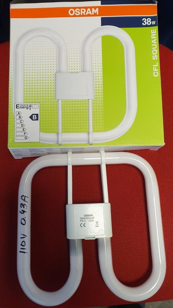 4KanteTL 28W PL upgrdn >LED12W PLQ CLF SQUARE RONDE CIRCULAR, Neuf, Autres culots, Enlèvement ou Envoi, Moins de 30 watts