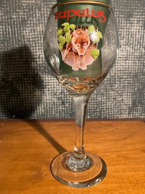 GLAS GALOPIN LUPULUS GOUVY  GALOPIN 15 CL H : 19  CM NIEUW., Enlèvement ou Envoi, Neuf, Verre ou Verres
