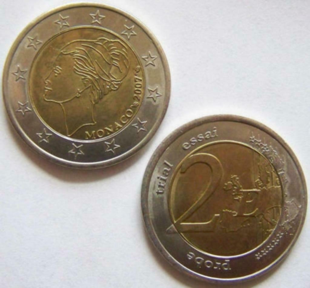 piece monaco 2007, Enlèvement ou Envoi, Monaco, 2 euros