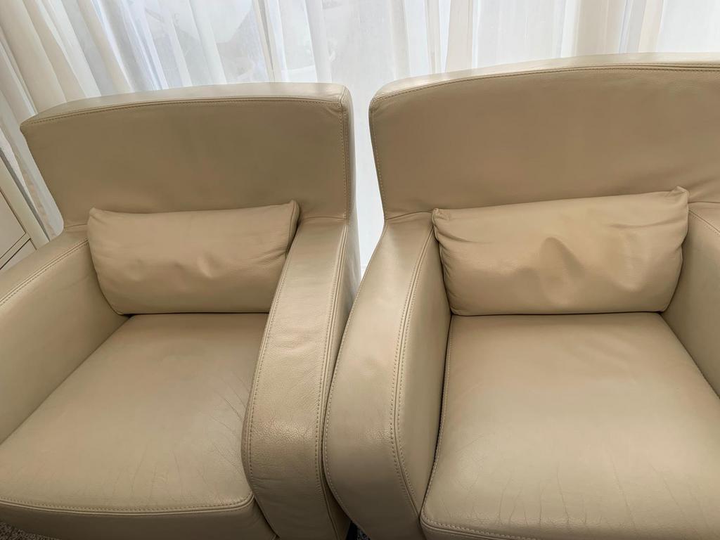 2 cinna fauteuils, Ophalen, Zo goed als nieuw