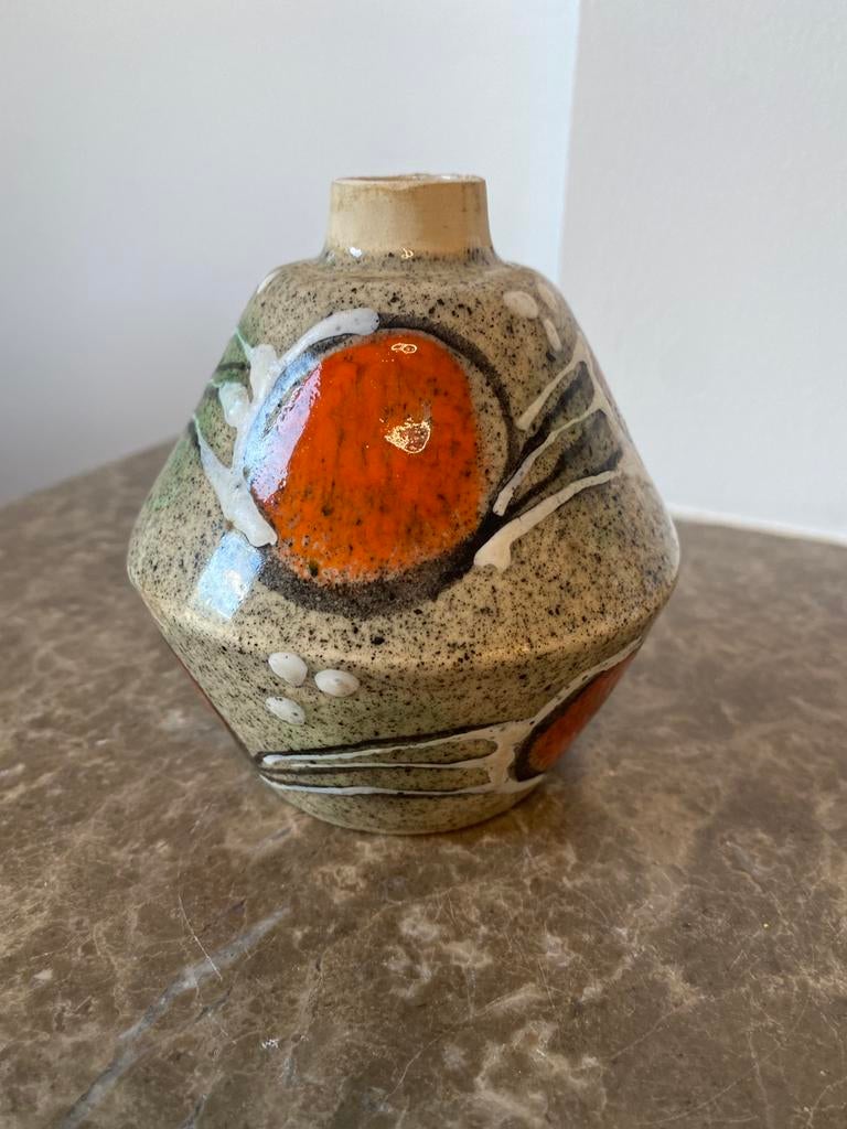 Vase vintage signé GL, Enlèvement ou Envoi