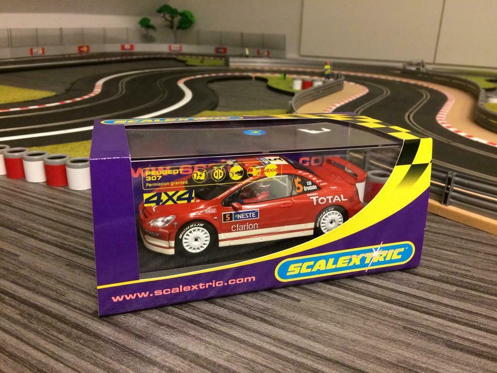 Peugeot 307 wrc scalextric 1/32, Enlèvement ou Envoi, Utilisé, Carrera