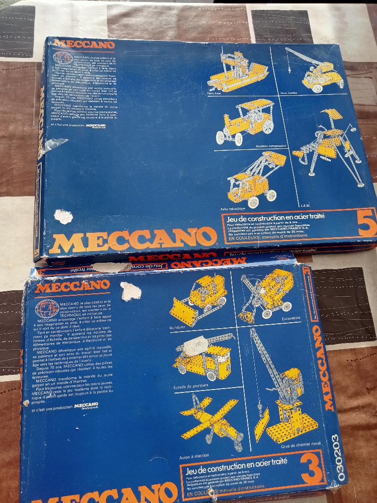 Meccano, Enlèvement