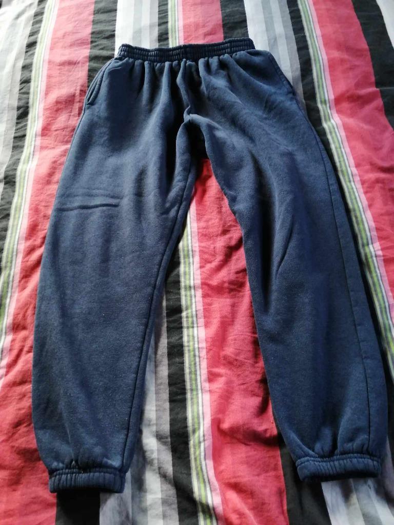 •	TRAININGSBROEK BLAUW – MAAT L = M •, Ophalen of Verzenden, Gedragen, Maat 48/50 (M), Blauw