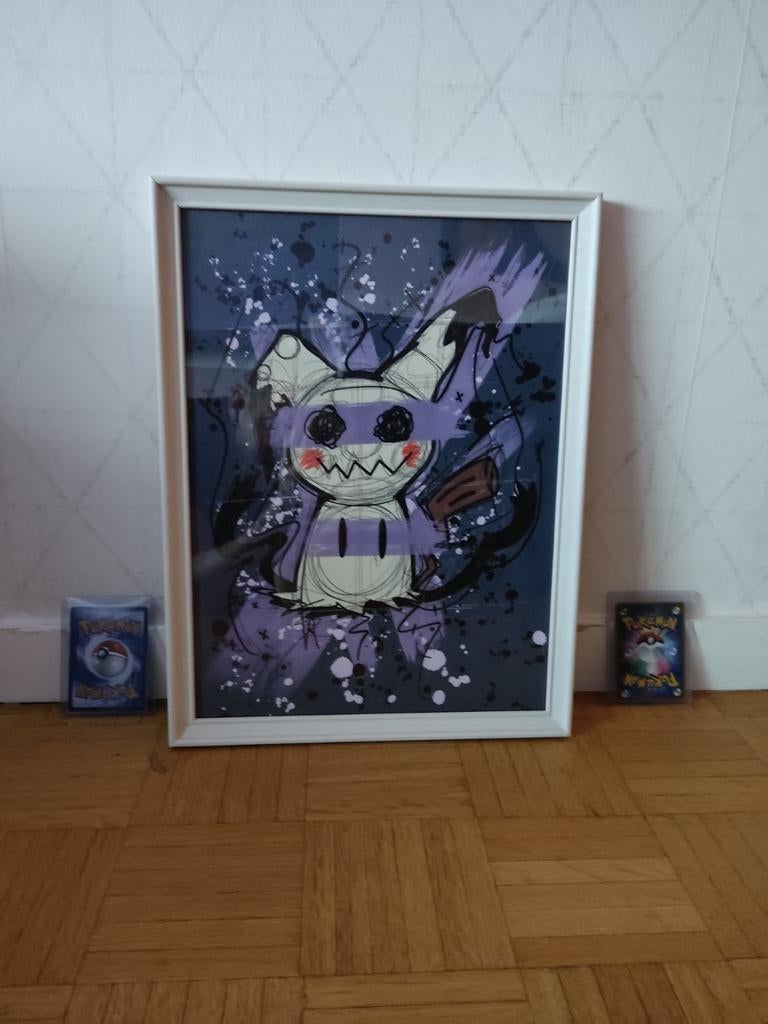Mimikyu foto kader pokemon, Hobby en Vrije tijd, Ophalen