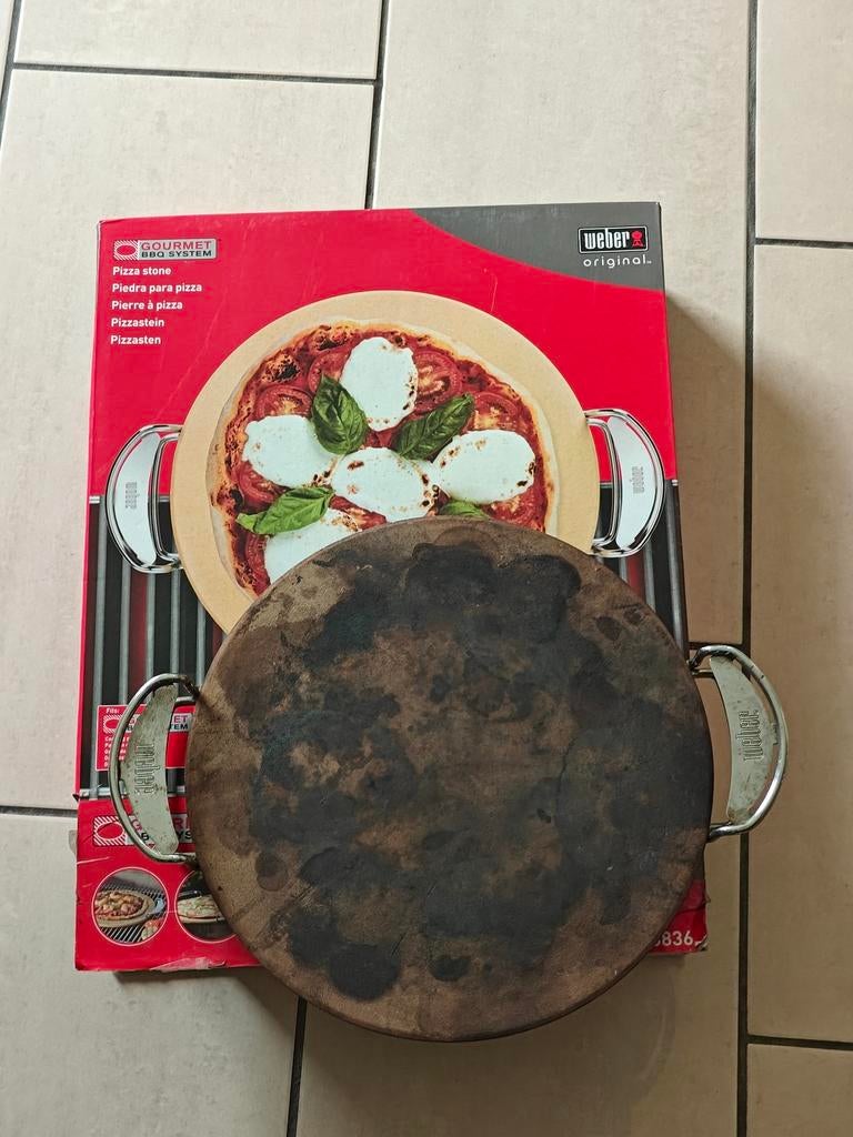 Weber Pizzasteen met pizzaschep en rookbox, Enlèvement