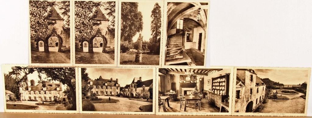 Postkaart: Manoir du Stang, Bretagne Frankrijk, Ophalen of Verzenden, 1940 tot 1960, Ongelopen, Frankrijk