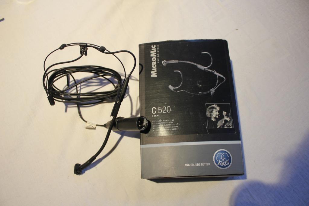 Headset microfoon AKG C 520, Ophalen of Verzenden, Gebruikt, Zangmicrofoon