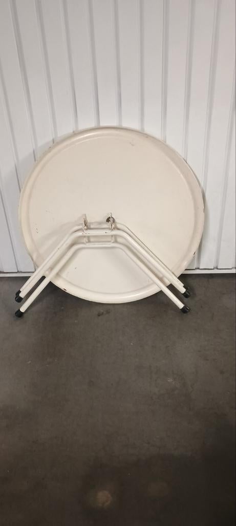Belle table ronde des années 60 en glace solide, Enlèvement, Utilisé