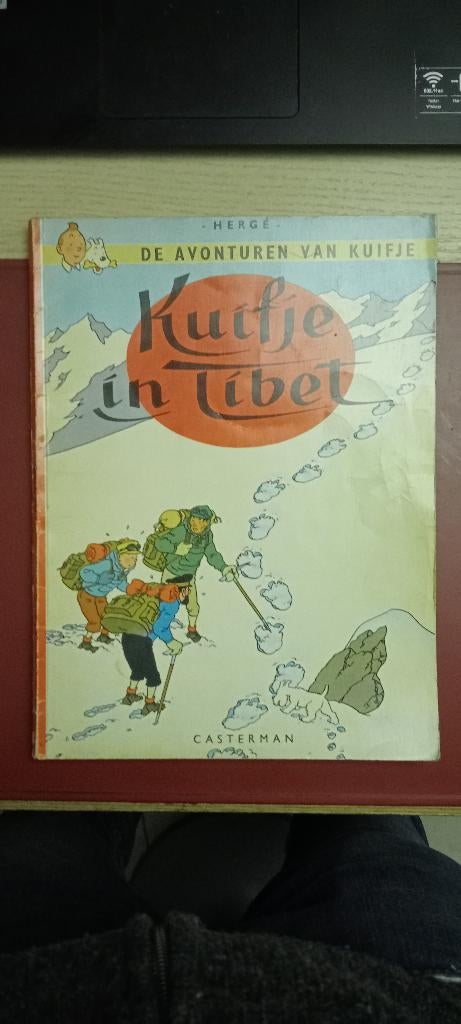 Verzamelstrip Kuifje in Tibet (1966), Gelezen, Hergé (George Rémi), Eén stripboek, Ophalen of Verzenden