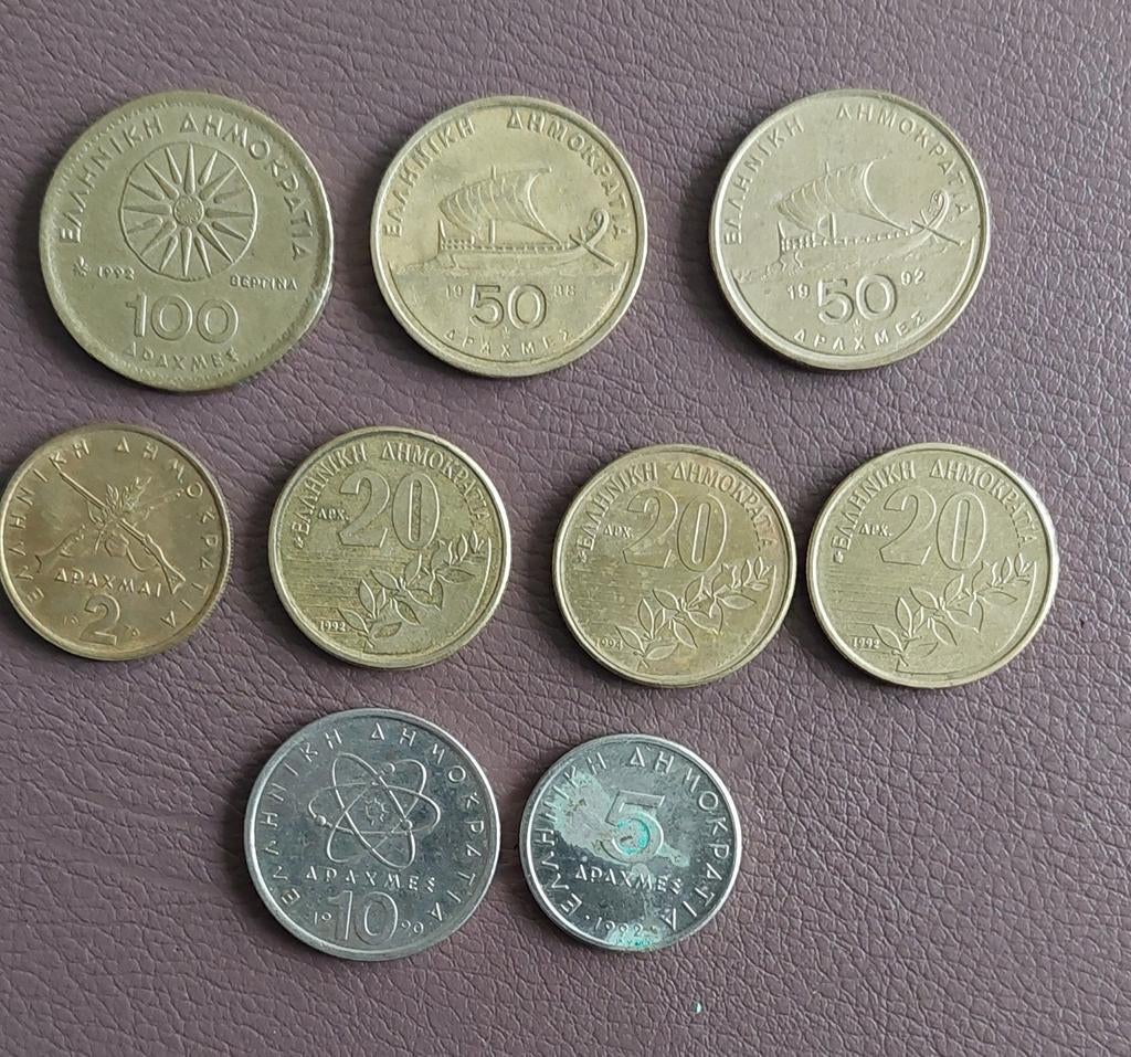 Mooi lotje Griekse munten, Ophalen of Verzenden