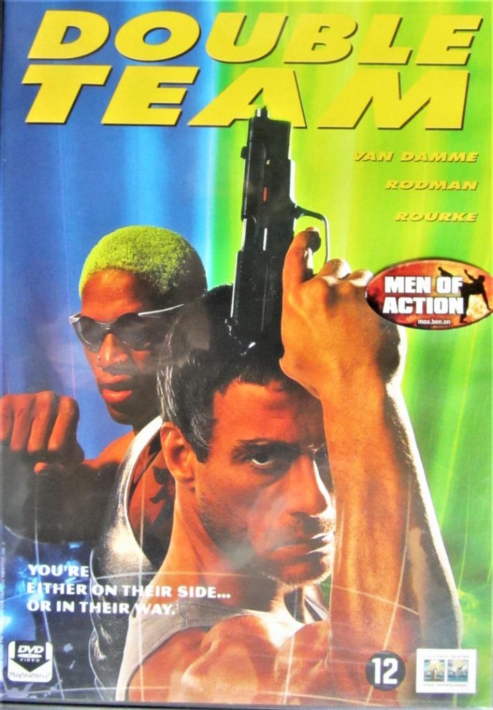 DVD ACTIE- DOUBLE TEAM (JEAN CLAUDE VAN DAMME), Alle leeftijden, Ophalen of Verzenden, Zo goed als nieuw, Actiethriller