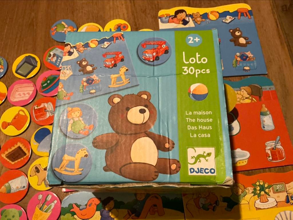 Loto La Maison très bon état Djeco +2 ans, Enlèvement, Comme neuf