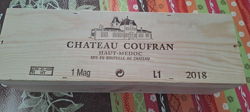 Vin rouge : château Coufran haut-médoc 2018, Enlèvement, Neuf, Vin rouge
