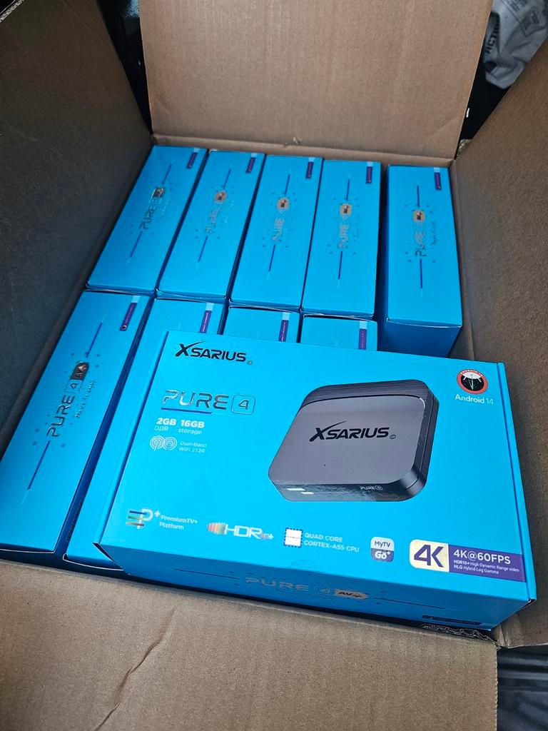 Xsarius Pure 4, Audio, Tv en Foto, Mediaspelers, Nieuw, HDMI, USB 2.0, Ophalen
