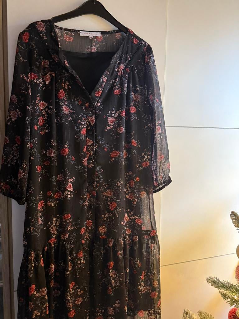 Jurk Lola Liza, Kleding | Dames, Ophalen, Lola & Liza, Zwart, Zo goed als nieuw