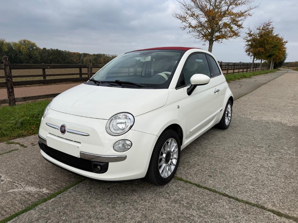 magnifique fiat 500 cabrio 1.2 essence 98 000 km, Autos, Fiat, 1242 cm³, Achat, Entreprise, Cabriolet