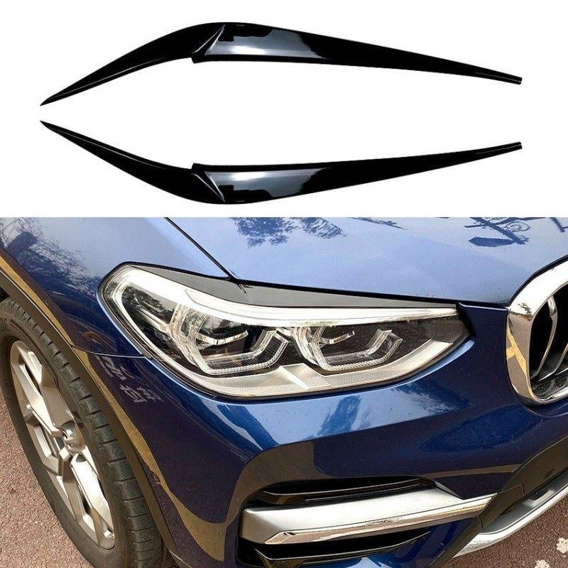 PAUPIERES DE PHARE BMW X3 G01 & X4 G02 (18-23) NOIR BRILLANT, Auto diversen, Tuning en Styling, Ophalen