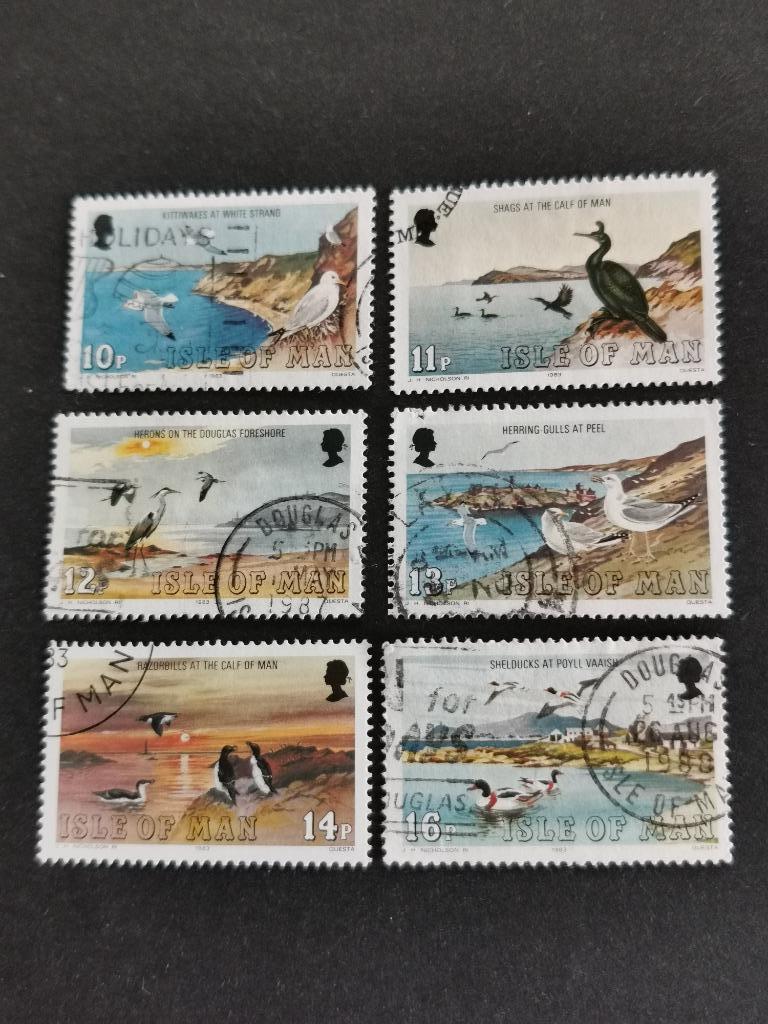 Île de Man 1983 - oiseaux, Enlèvement ou Envoi, Autres pays, Affranchi