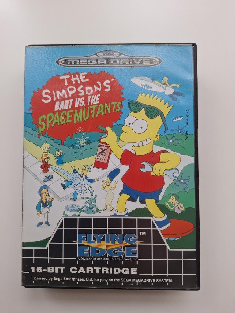The Simpsons: Bart vs. The Space Mutants – Sega Mega Drive –, Games en Spelcomputers, Ophalen of Verzenden, Mega Drive