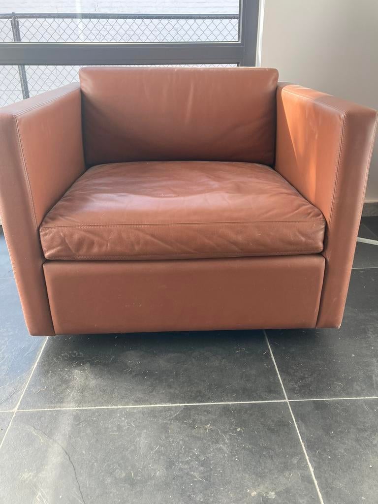 Knoll  Pfister Lounge Chair, Ophalen, Gebruikt, Design, 75 tot 100 cm