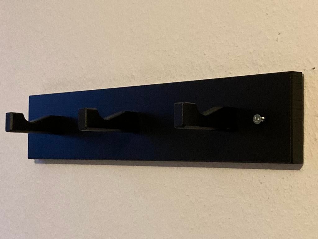 Kapstokje Ikea Kubbis zwartbruin 3 haken, Ophalen of Verzenden, Zo goed als nieuw, Hout