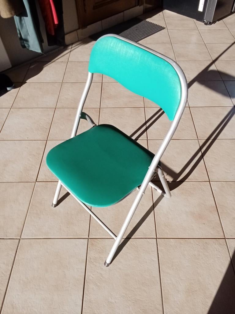 9 Groene vouwstoelen 8 euro per stuk, Caravans en Kamperen, Ophalen, Gebruikt, Campingstoel