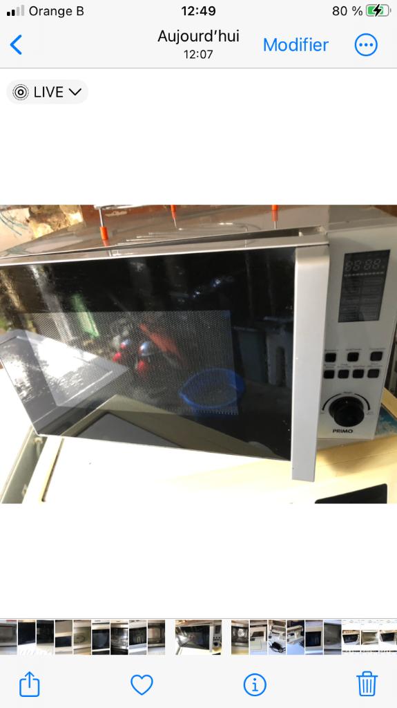 Four micro-ondes chaleur tournante, Ophalen of Verzenden