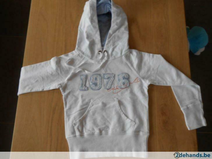 Witte trui CKS maat 116 of 6 jaar in zeer goede staat, Utilisé, Fille, Pull ou Veste