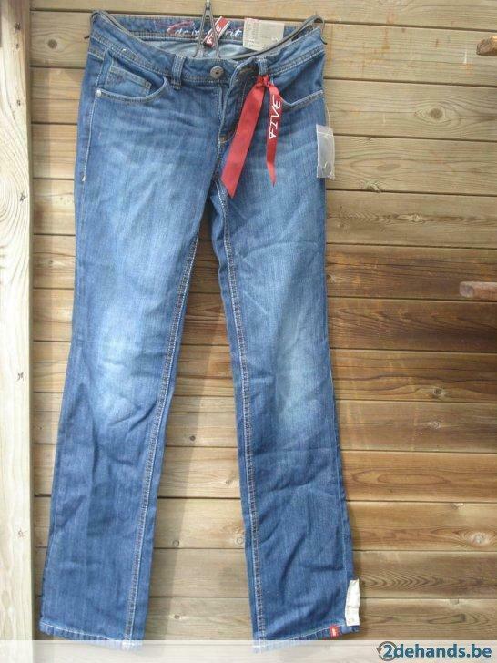 Nieuwe jeans-blauw,rechte pijpen- EDC Esprit-26/32, Enlèvement ou Envoi, Neuf, Taille 36 (S)