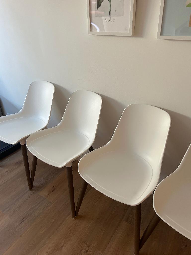 6 stoelen new, Huis en Inrichting, Stoelen, Ophalen, Nieuw, Hout