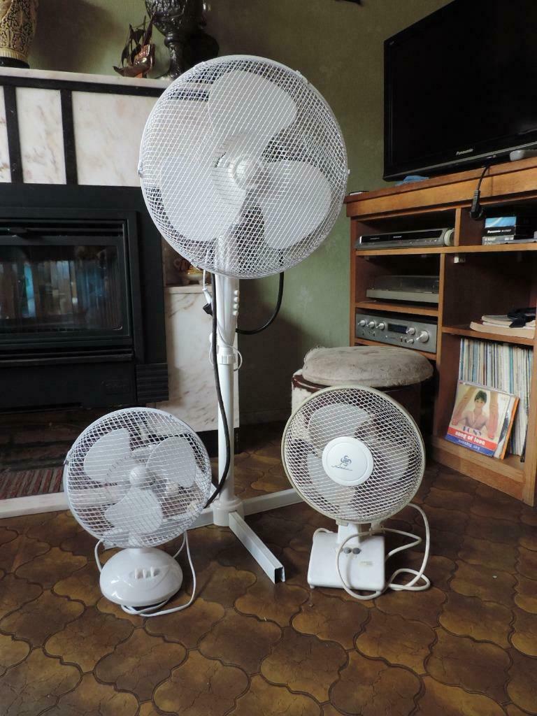 ventilator, Elektronische apparatuur, Airco's, Ophalen, Tafel- of Grondventilator, Ventileren, 3 snelheden of meer