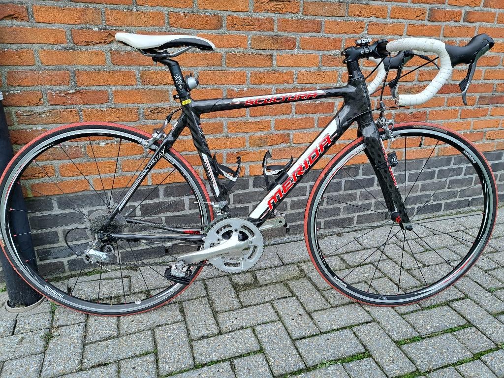Racefiets MERIDA (carbon), 49 tot 53 cm, Zo goed als nieuw, 15 tot 20 versnellingen, Ophalen