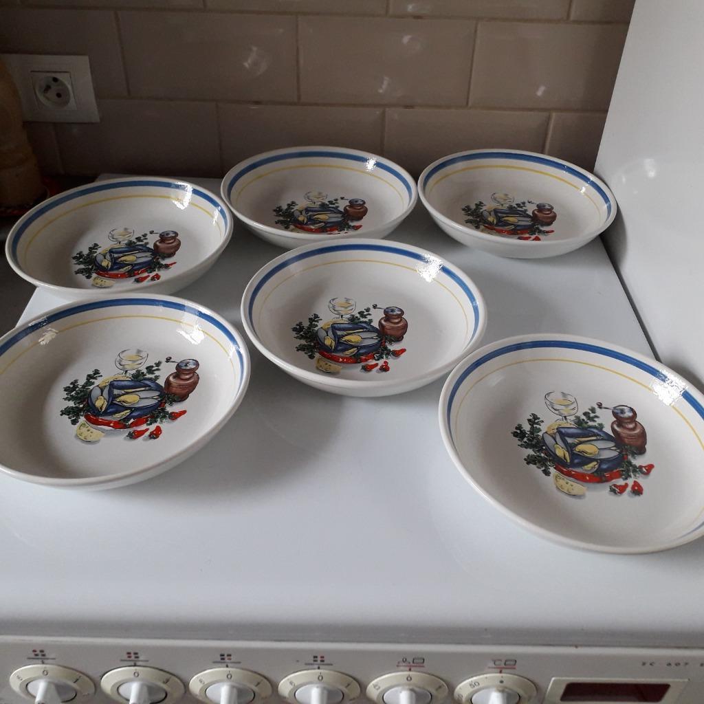 mossel set, Huis en Inrichting, Ophalen, Keramiek, Nieuw, Bord(en)